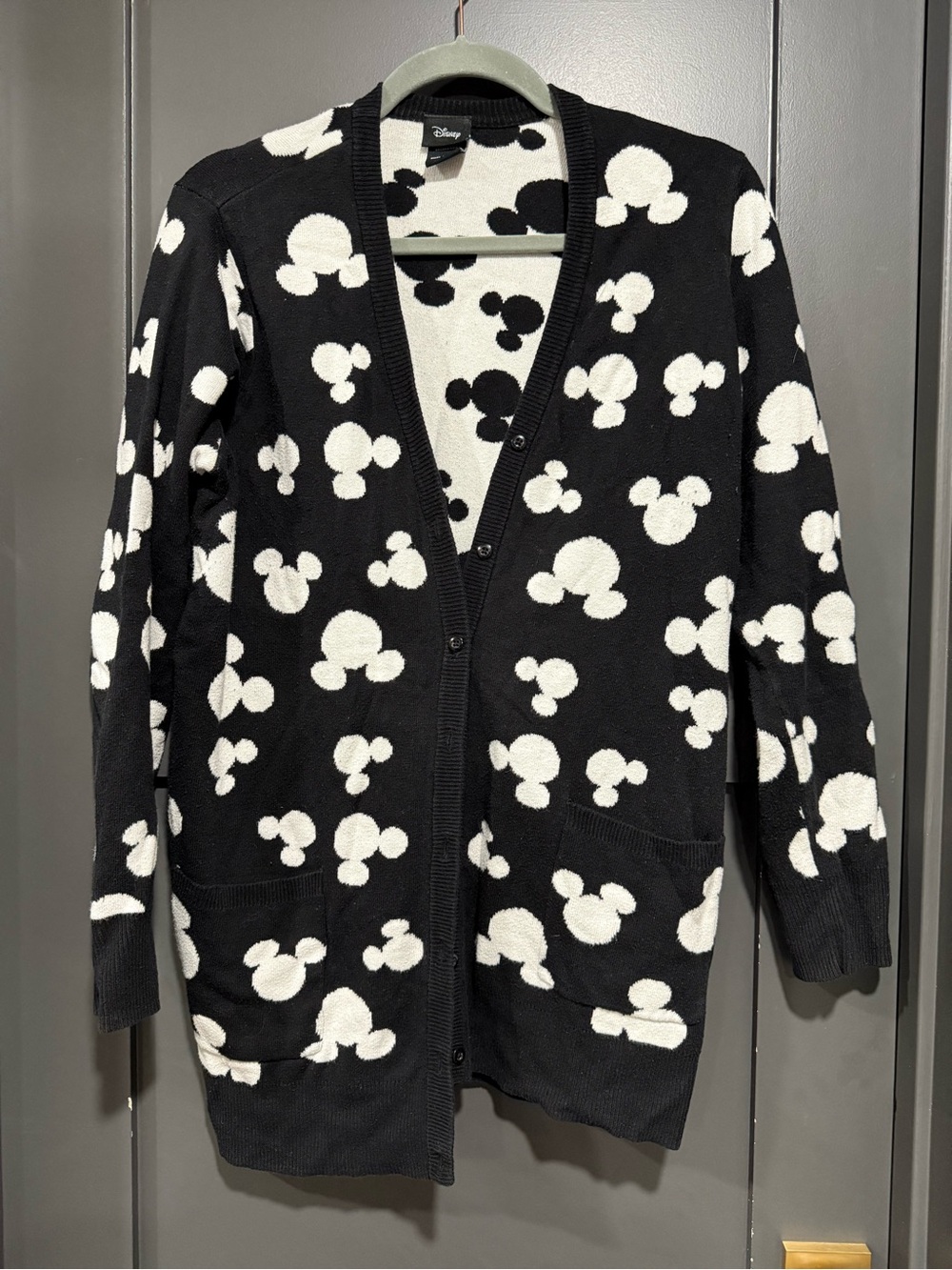 Torrid/Disney Black & White Mickey Silhouette Sweater